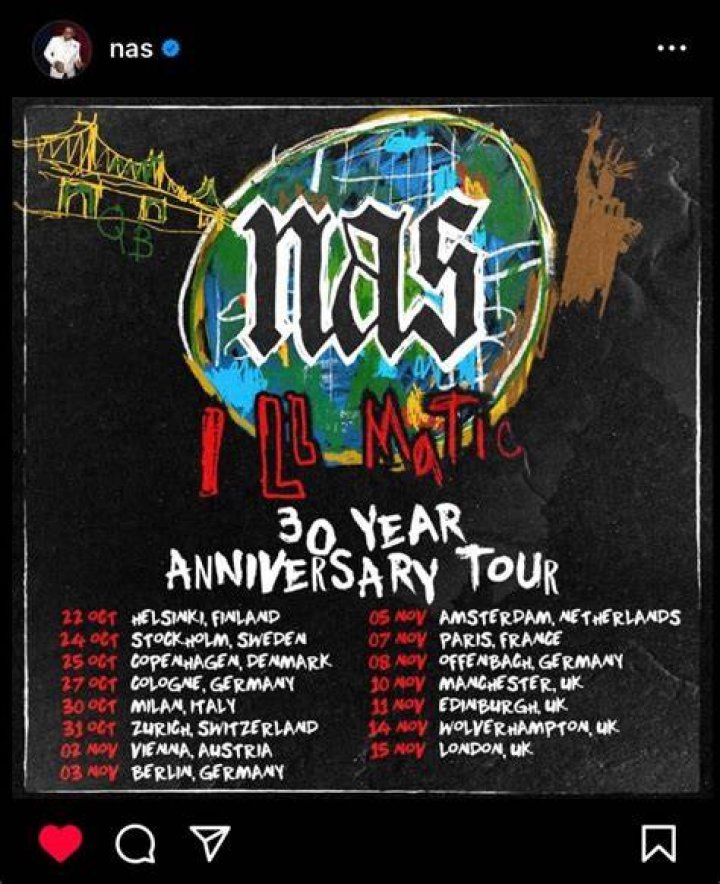 Nas Announces Illmatic Anniversary Shows For Las Vegas